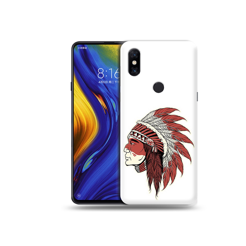 

Чехол MyPads Tocco для Xiaomi Mi Mix 3 красный индеец (PT119757.326.411), Прозрачный, Tocco