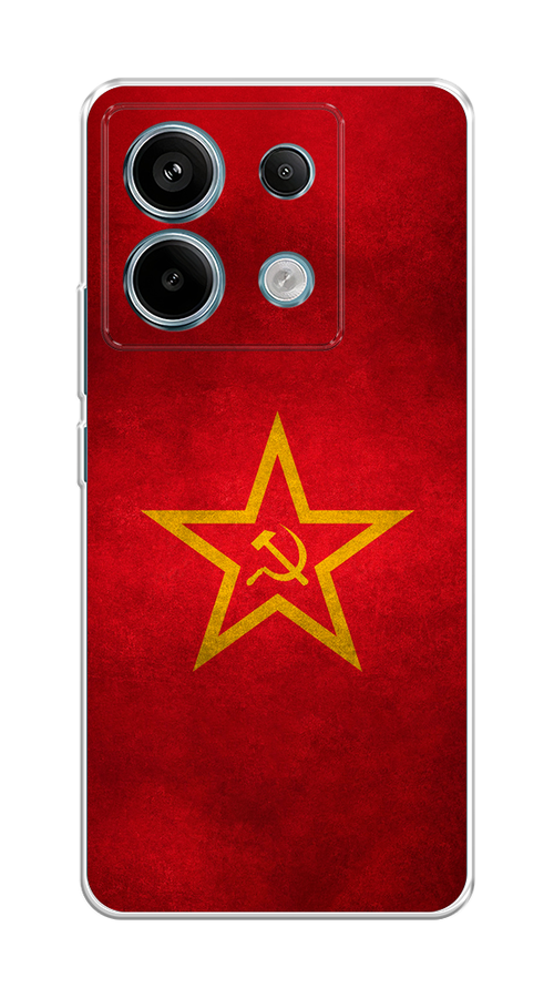 

Чехол Awog на Poco X6 "Красное знамя", Желтый;красный, 321550-1