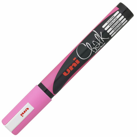 

Маркер меловой UNI Chalk, 1,8-2,5 мм, РОЗОВЫЙ, PWE-5M F.PINK, 3 шт
