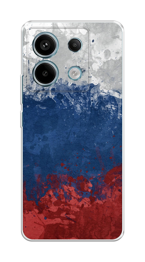 

Чехол Awog на Poco X6 "Флаг России неровный", Белый;синий;красный, 321550-1