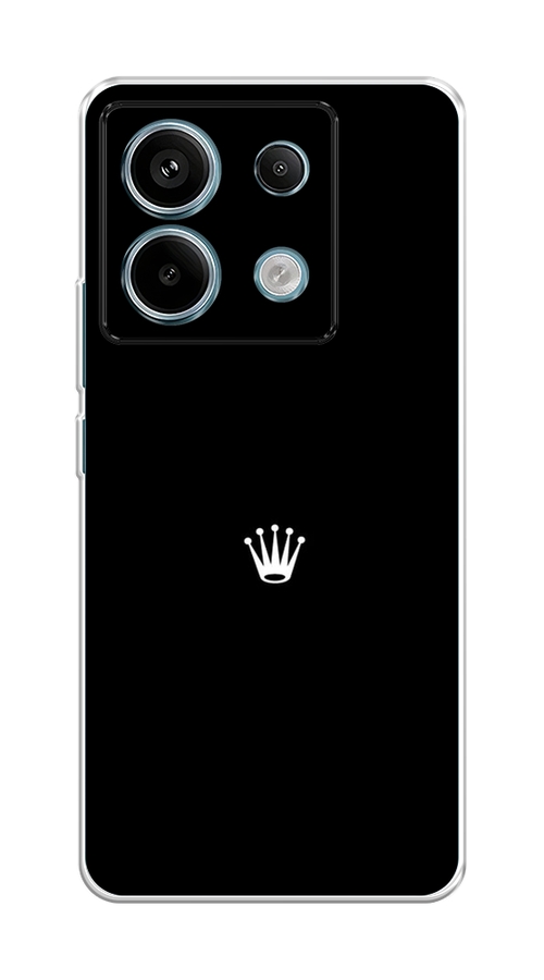 

Чехол Awog на Poco X6 "Белая корона на черном фоне", Черный, 321550-1