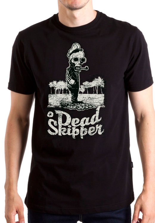 

Футболка унисекс NoBrand Dead Skipper черная L, Черный, Dead Skipper