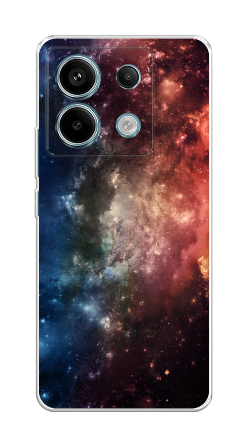 

Чехол Awog на Poco X6 "Космос", Синий;бежевый;красный, 321550-1