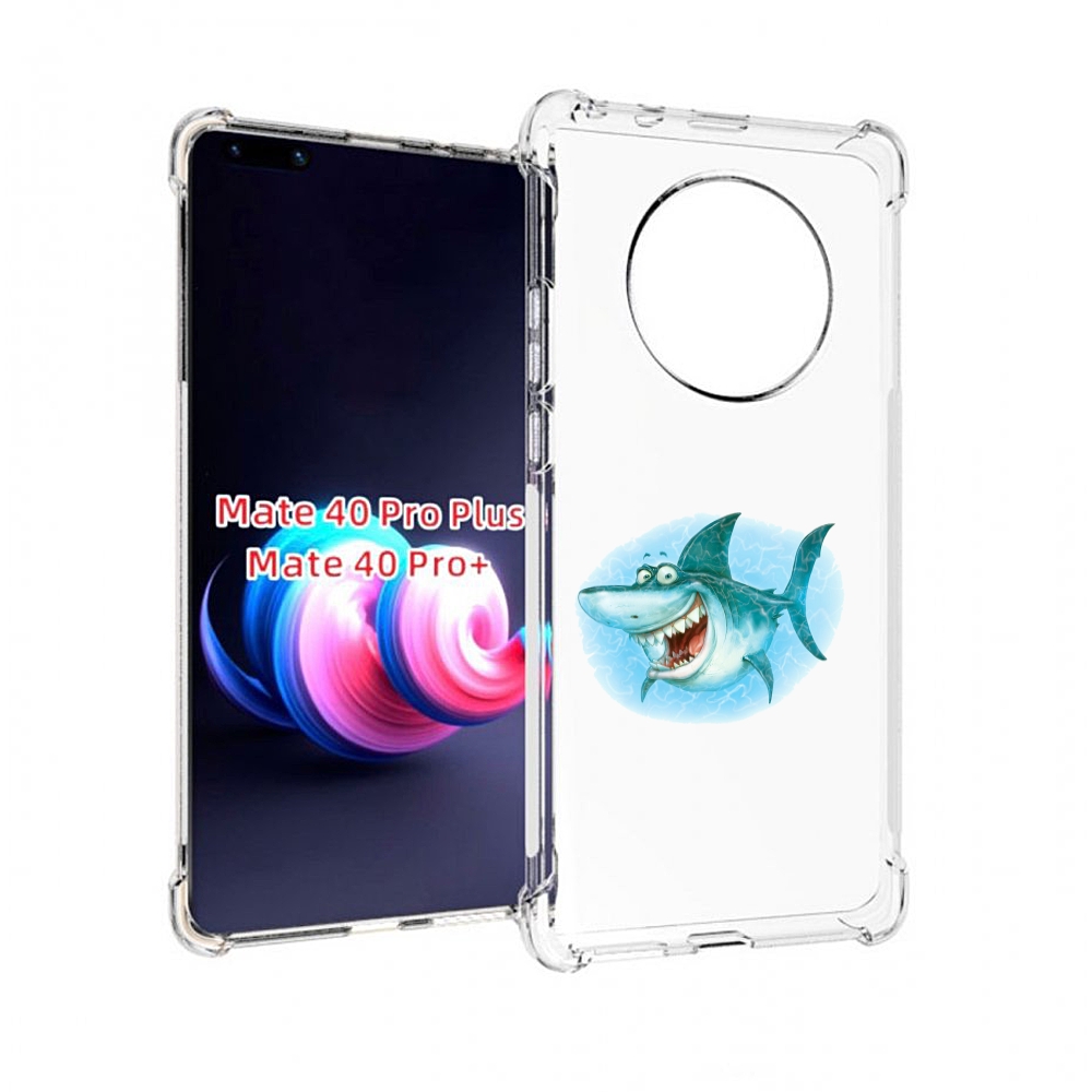 

Чехол MyPads веселая акула для Huawei Mate 40 Pro+ Plus, Прозрачный, Tocco
