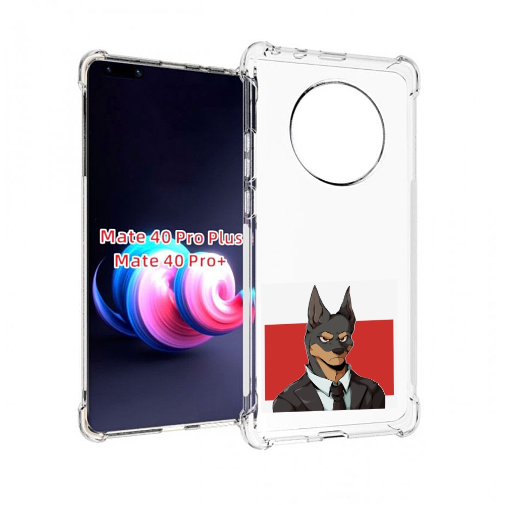 

Чехол MyPads англиискии бульдор для Huawei Mate 40 Pro+ Plus, Прозрачный, Tocco