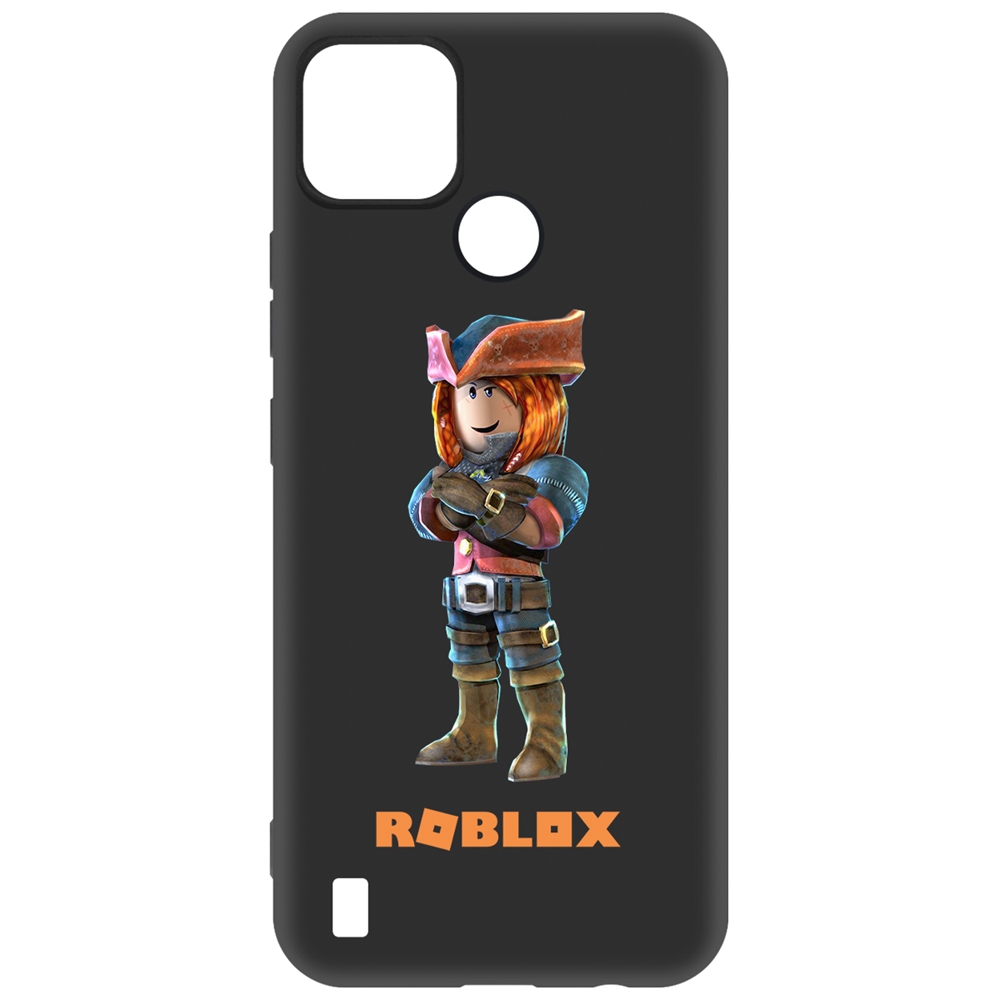 Чехол-накладка Krutoff Soft Case Roblox-Эзебель для Realme C25Y черный