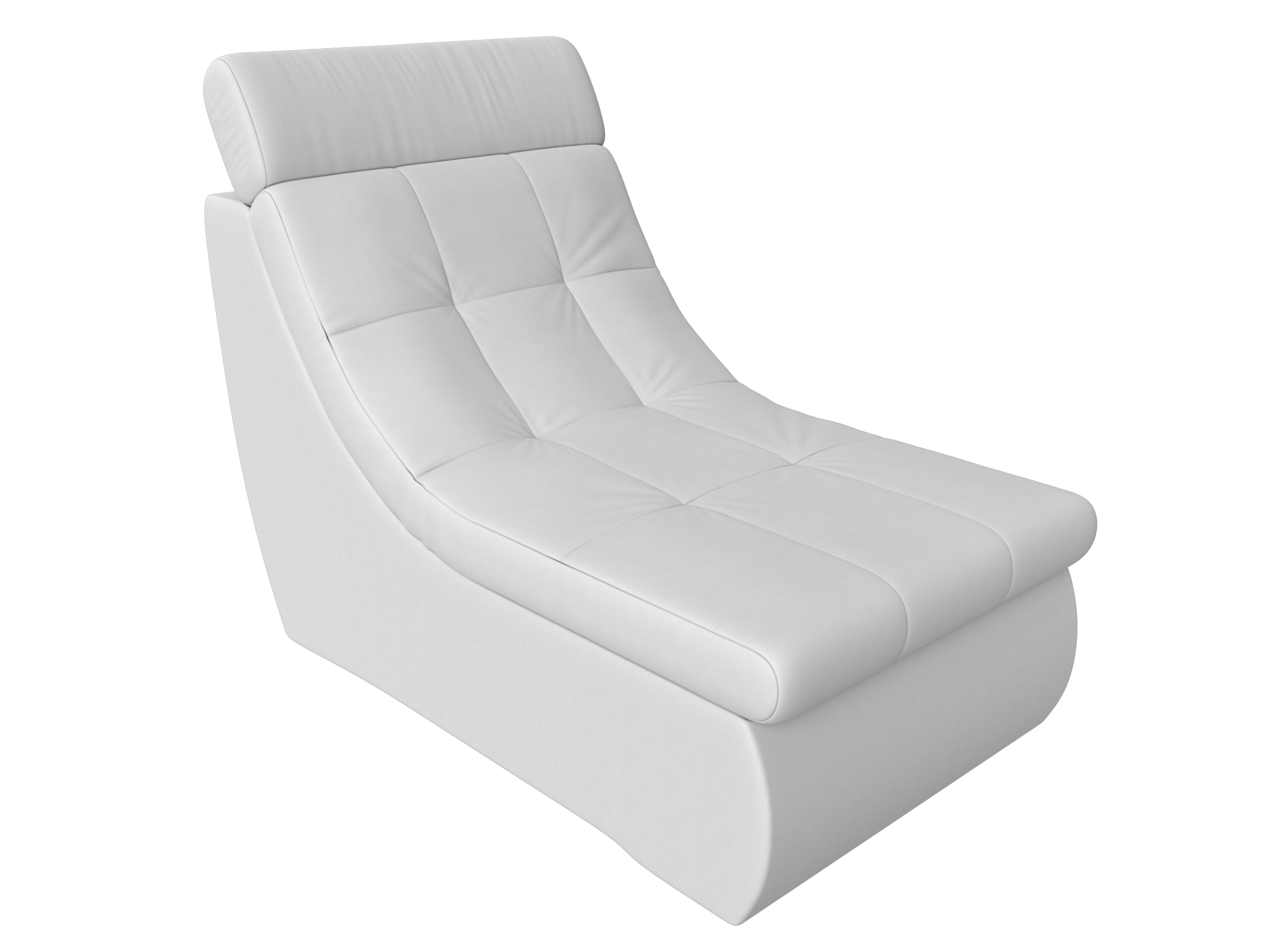 

Модуль Холидей Люкс кресло экокожа белый, Модуль Холидей Люкс кресло