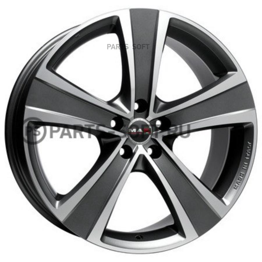 

Колесный диск 6,5x16/5x114,3 ET45 D66,1 Fuoco 5 Ice Titan, Серый