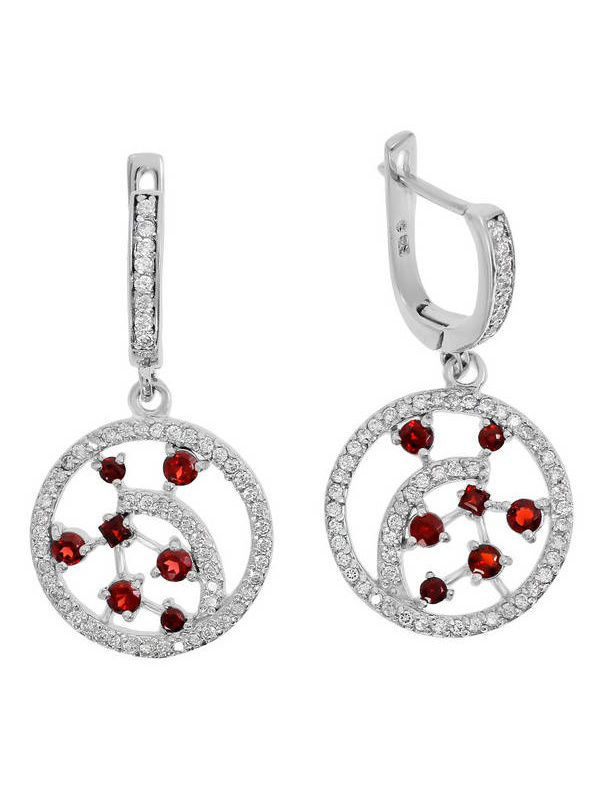

Серьги из серебра с гранатом Balex Jewellery 2405935209, 2405935209
