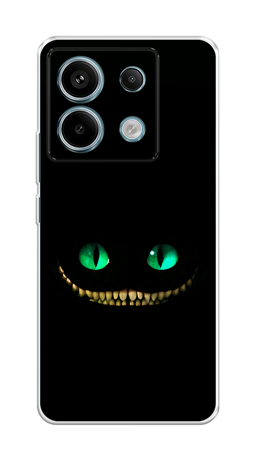 

Чехол Awog на Poco X6 "Зеленоглазый чеширский кот", Черный, 321550-1