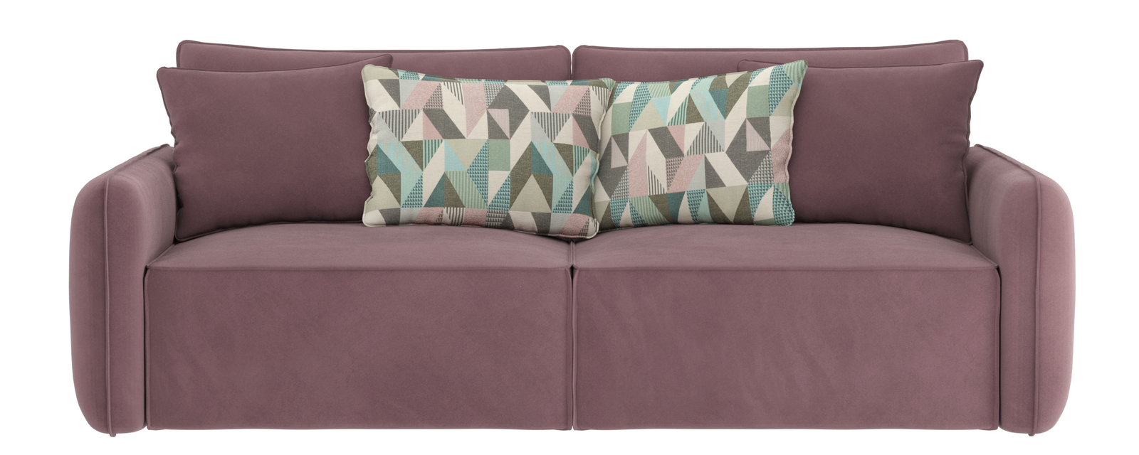 фото Диван-кровать d1 furniture портленд-7, розово-серый