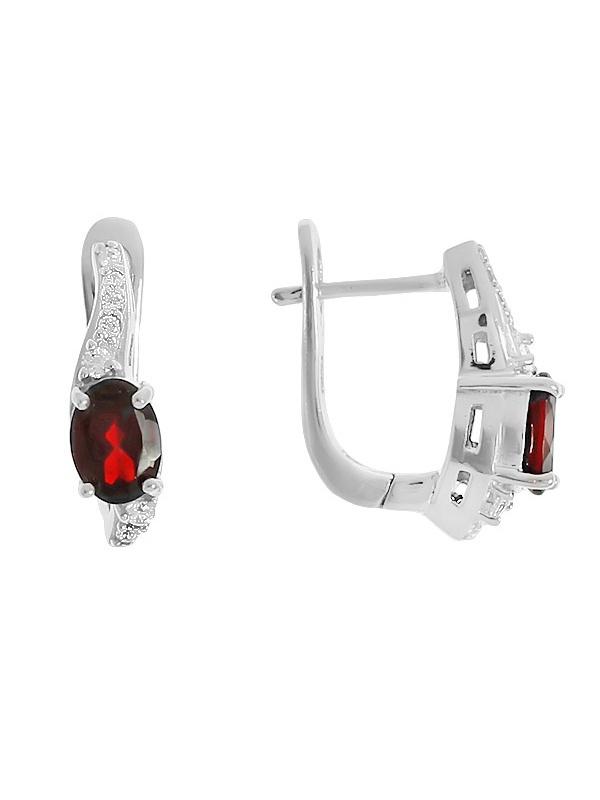 

Серьги из серебра с гранатом Balex Jewellery 2405936971, 2405936971