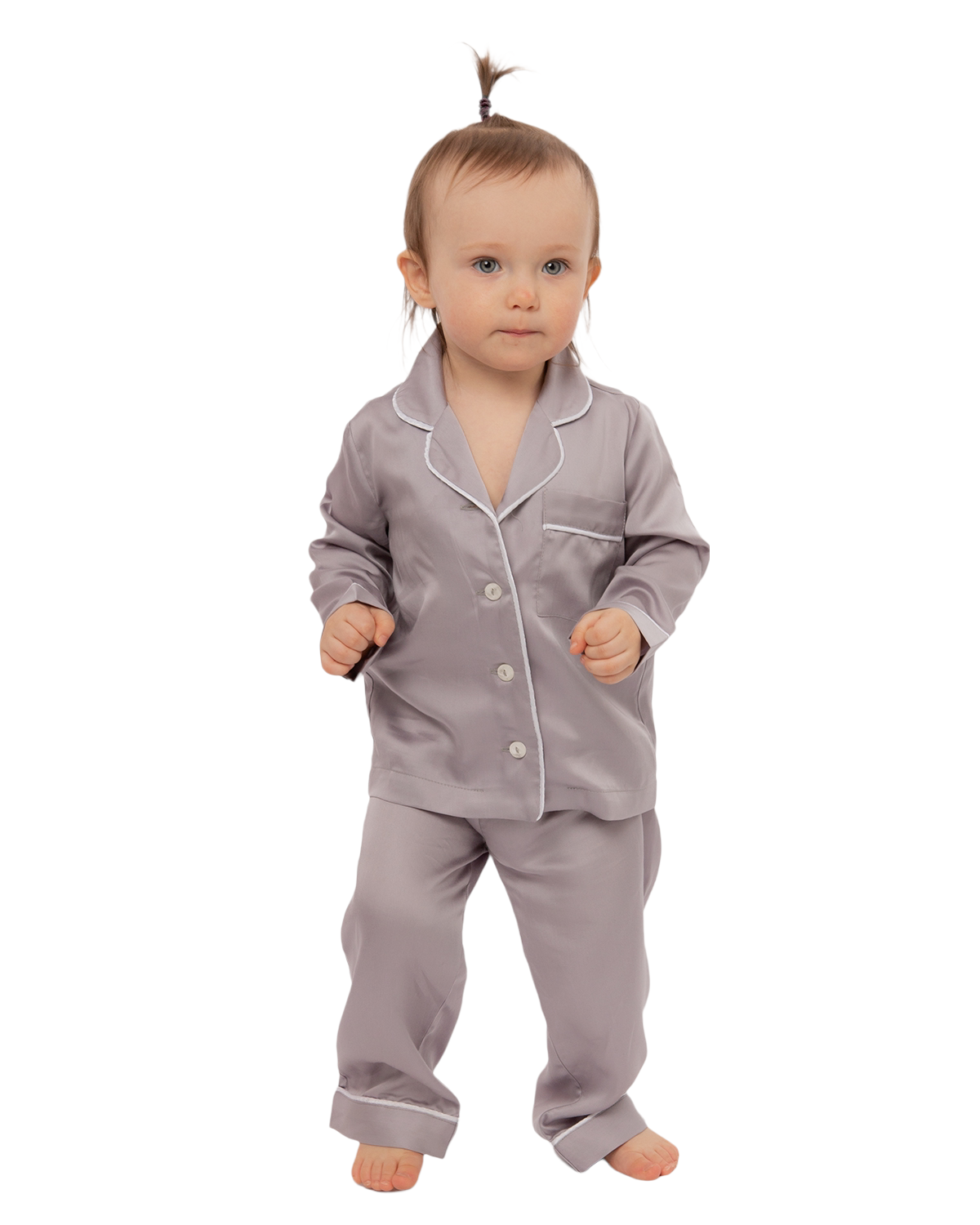 

Пижама детская Nicole Home Кроха серая 80, Кроха