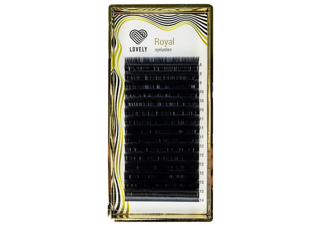 

Lovely "Royal Lashes", C, 0.07, 8-14 mm, 16 линий
