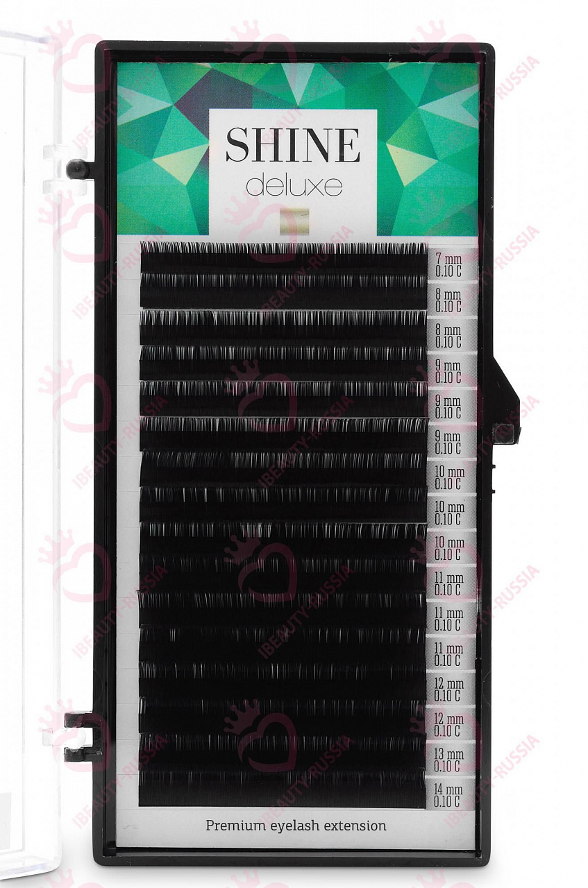 

Ресницы elShine Deluxe C 0.12 7-14 мм 20 линий, Черный