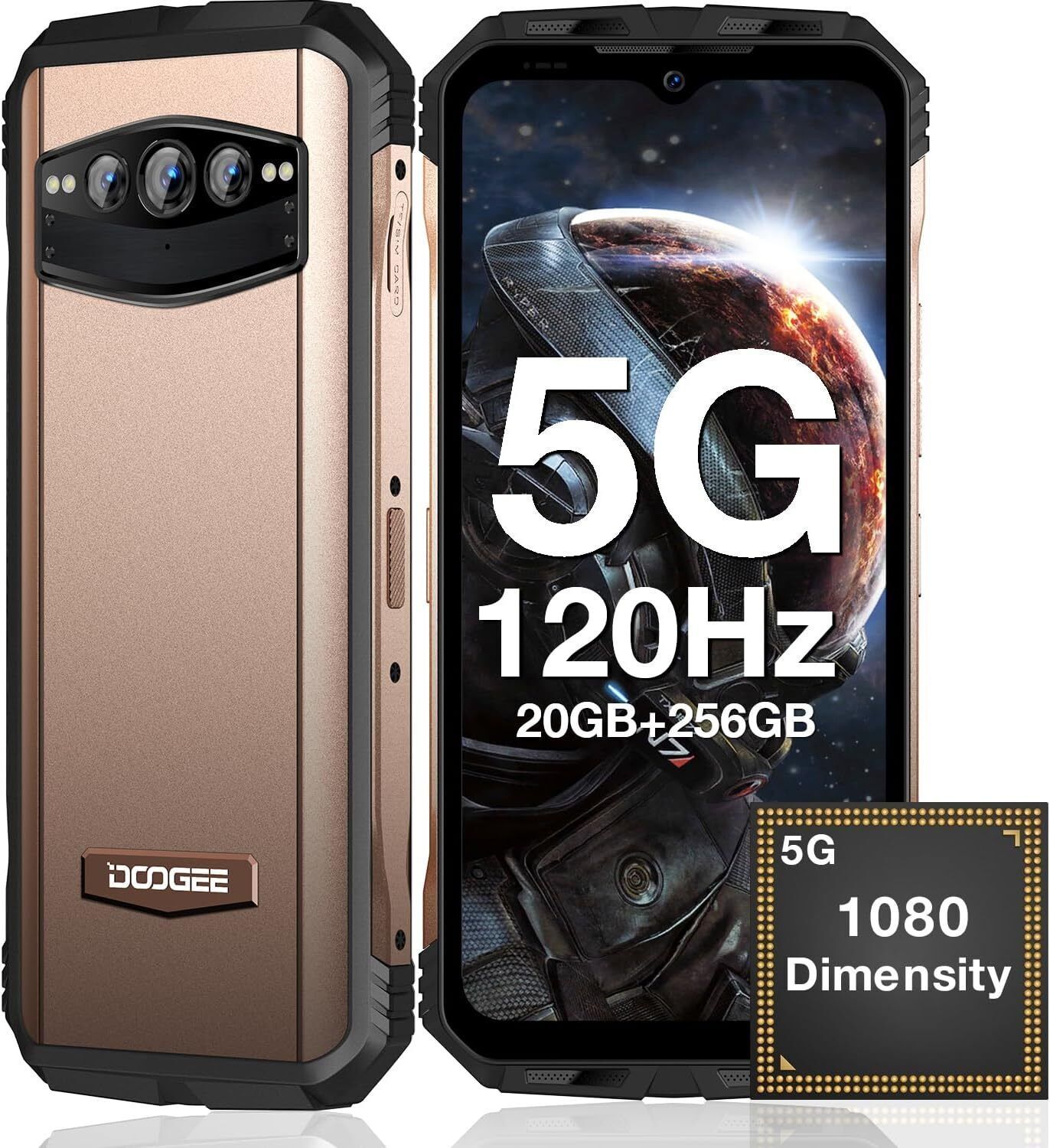 Смартфон Doogee V30T 12/256GB золотой