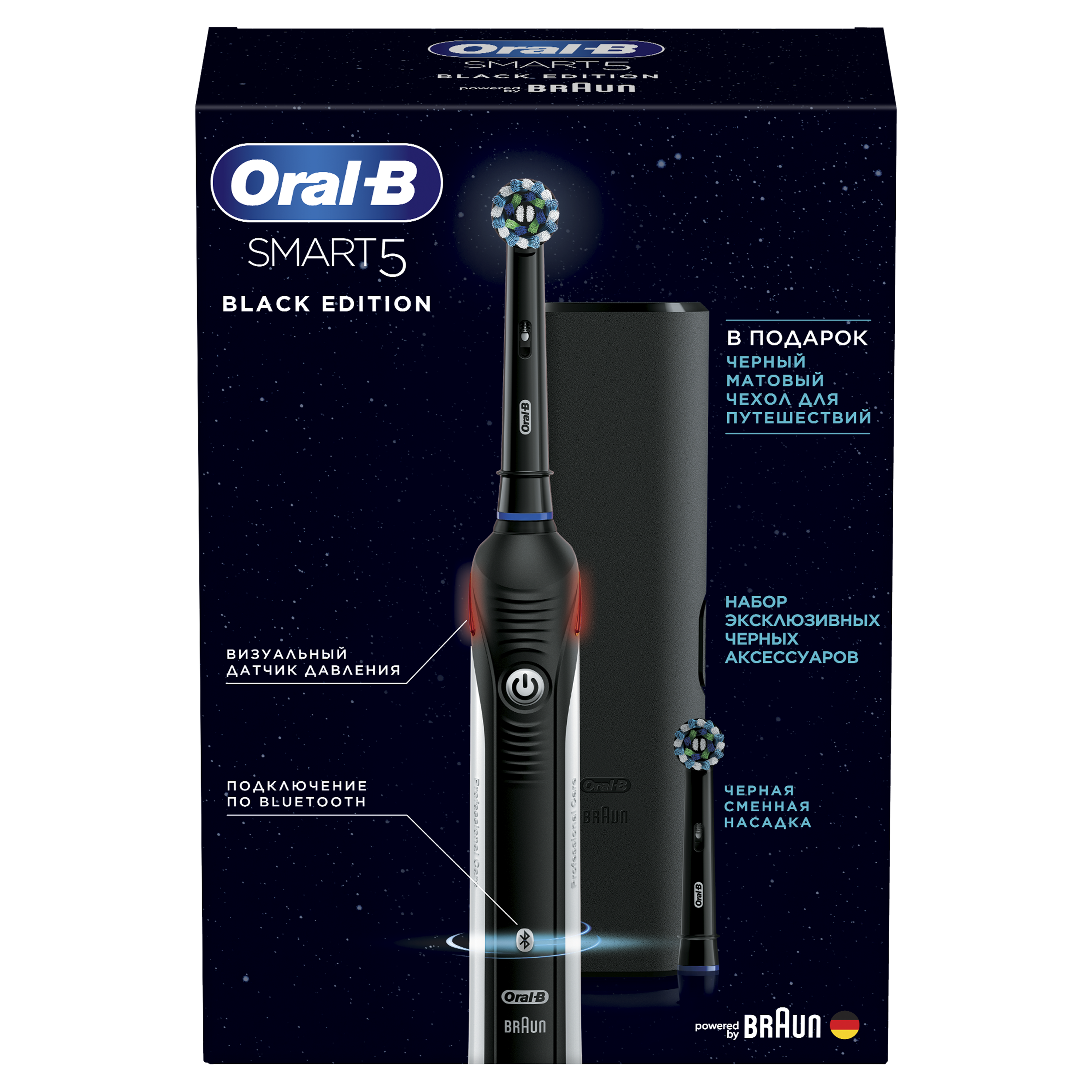 фото Электрическая зубная щетка oral-b smart 5 d601.523.5x crossaction black