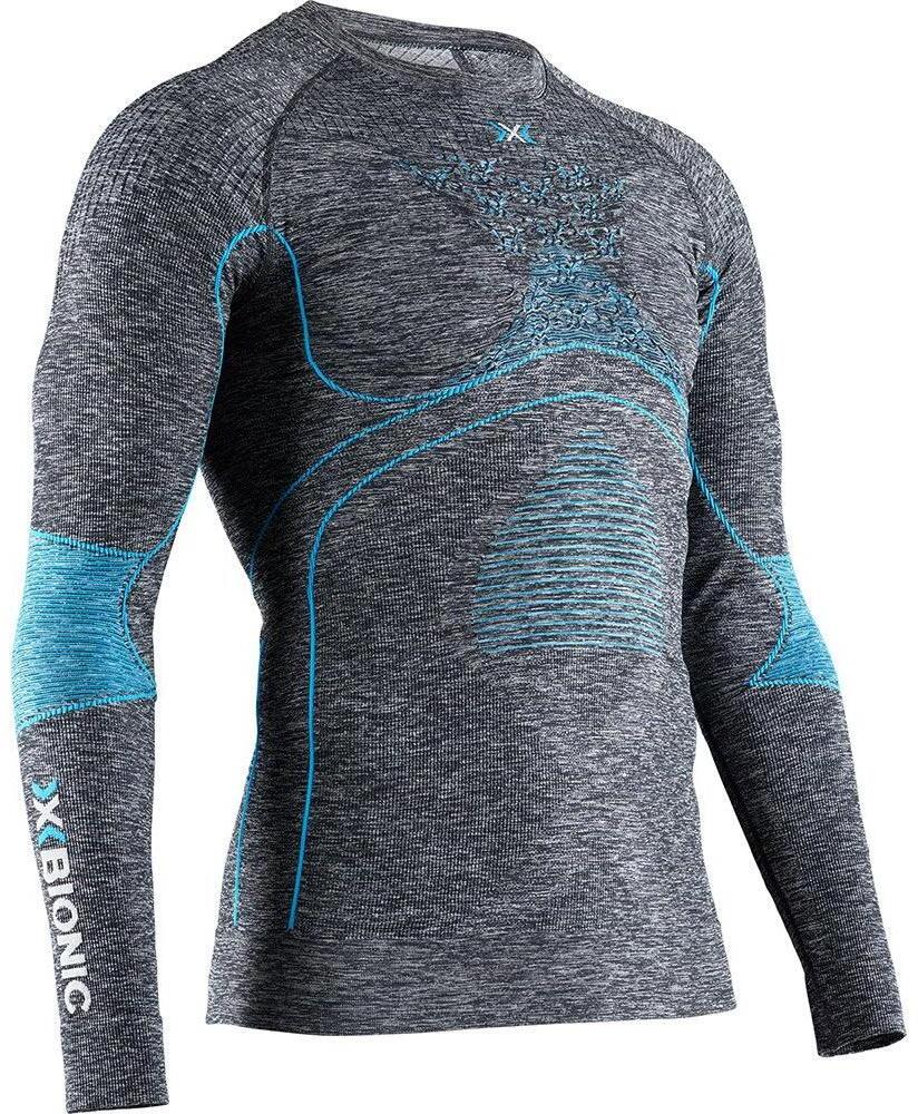 

Термофутболка X-Bionic Energy Accumulator 4.0 Shirt Round Neck Lg Sl, drkgrymlng/blue, L, Energy Accumulator 4.0 Melange Shirt Round Neck Lg Sl Men