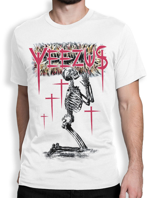 

Футболка мужская Design Heroes Канье Уэст - Yeezus белая XS, Белый, "Канье Уэст - Yeezus"