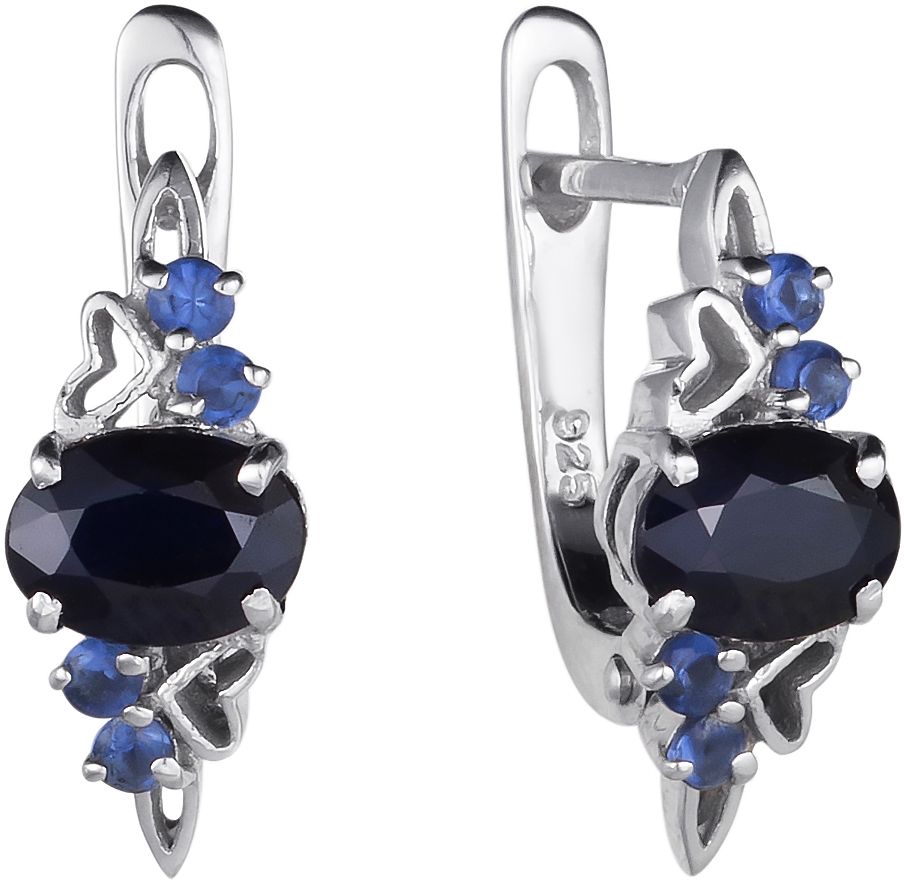 

Серьги из серебра с сапфиром Balex Jewellery 2405837664, 2405837664