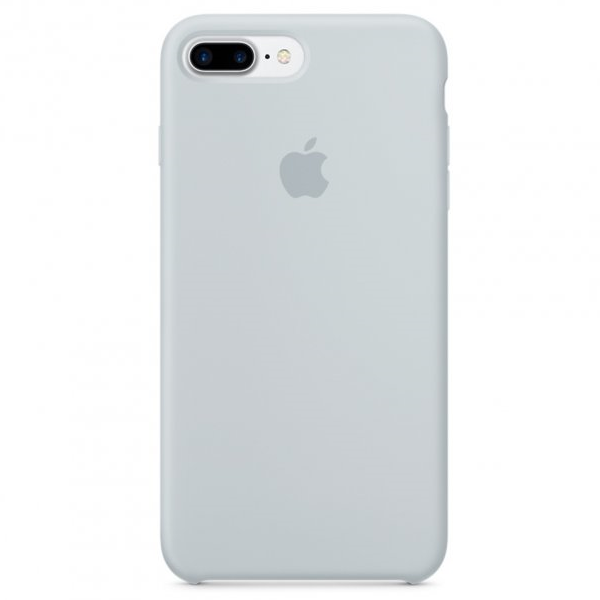 фото Чехол для iphone 8 plus silicon case 100% org mist blue nobrand