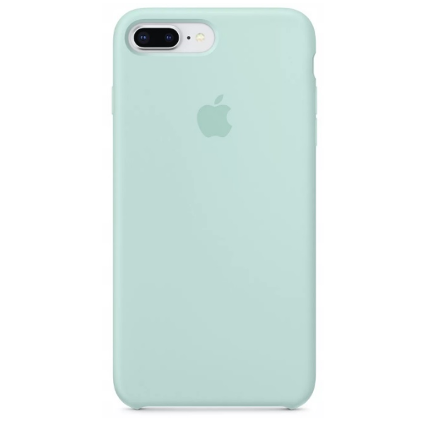 фото Чехол для iphone 8 plus silicon case 100% org sea blue nobrand