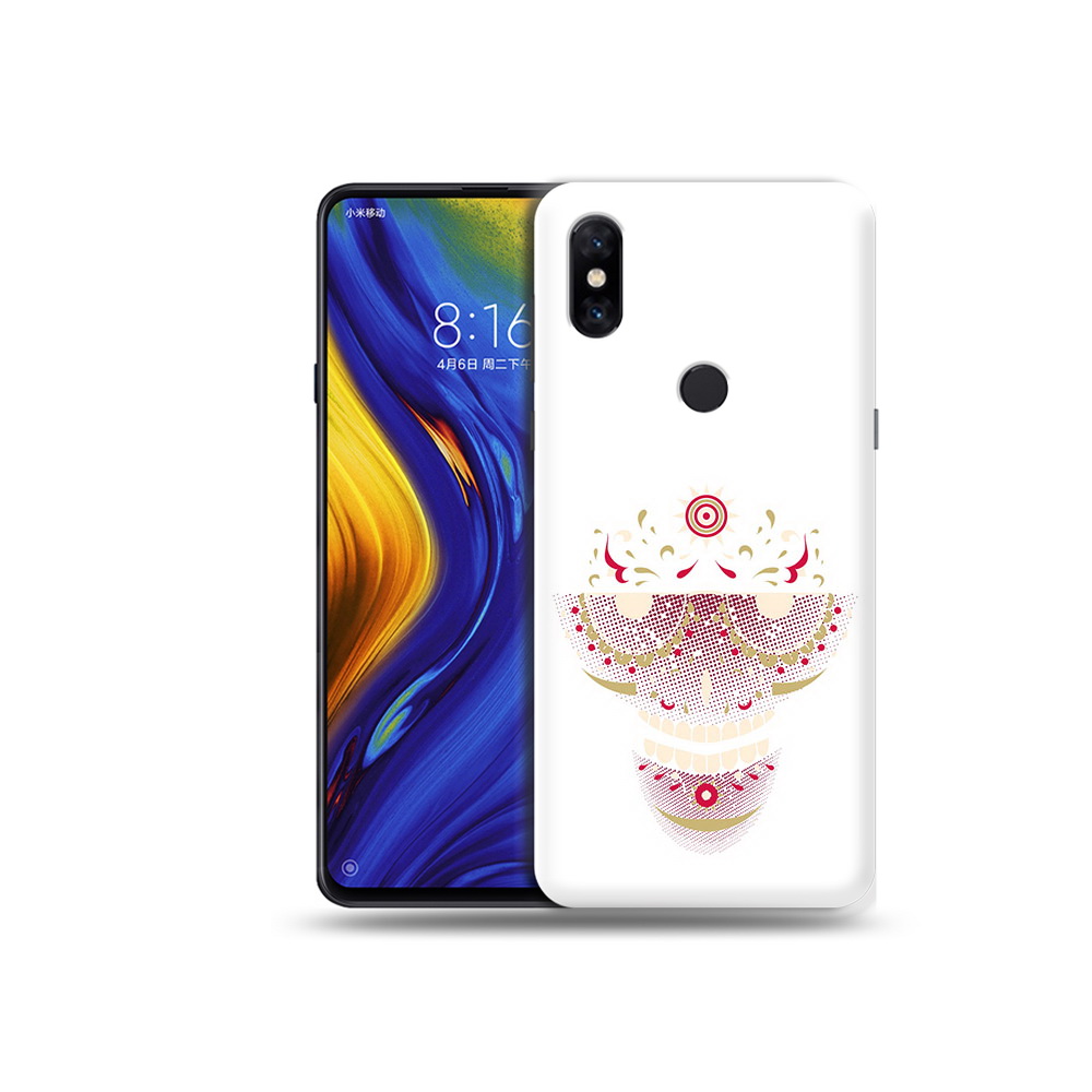 

Чехол MyPads Tocco для Xiaomi Mi Mix 3 карнавальный скелет абстракция (PT119757.326.386), Прозрачный, Tocco