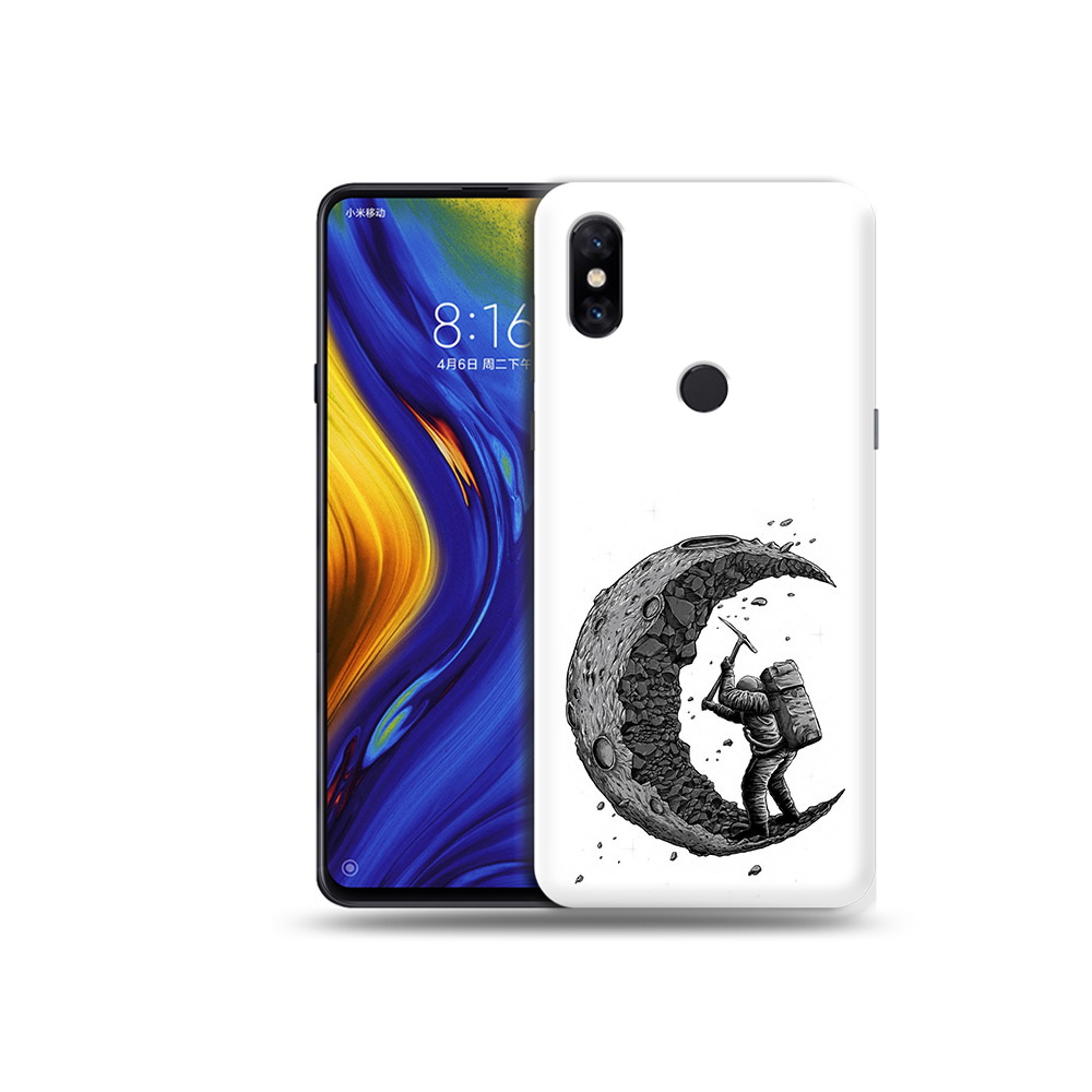 

Чехол MyPads Tocco для Xiaomi Mi Mix 3 камненная луна (PT119757.326.384), Прозрачный, Tocco