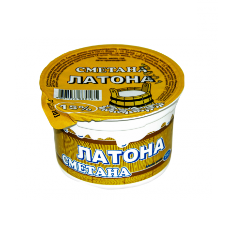 

Сметана 15% п/ст 250 г латона