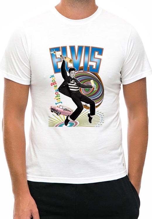 

Футболка унисекс NoBrand Dancing Elvis белая M, Белый, Dancing Elvis