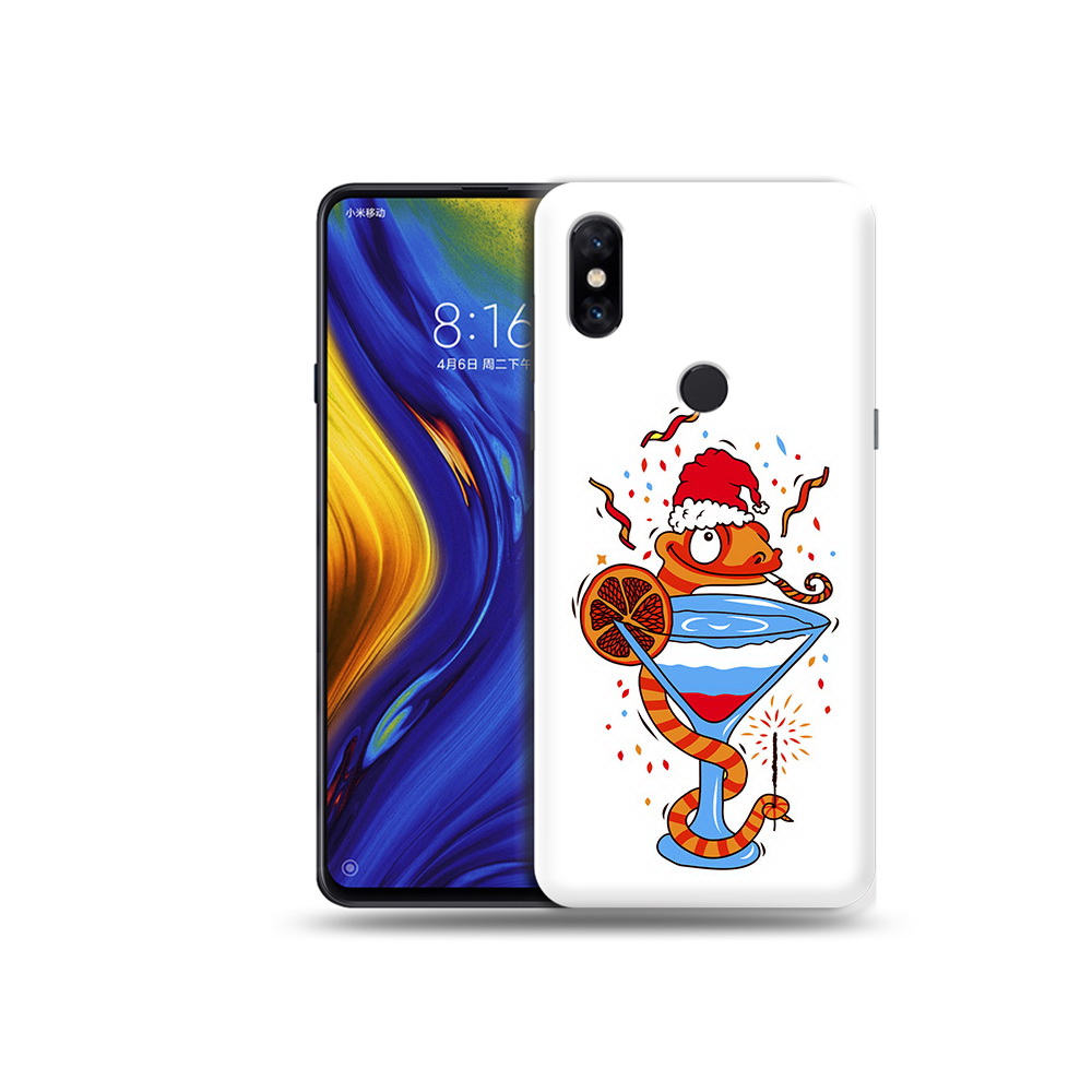 

Чехол MyPads Tocco для Xiaomi Mi Mix 3 змейка (PT119757.326.364), Прозрачный, Tocco