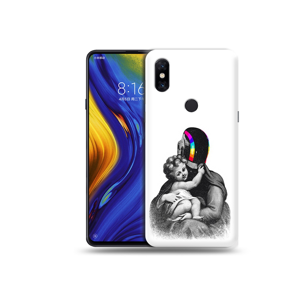 

Чехол MyPads Tocco для Xiaomi Mi Mix 3 защитник в шлеме (PT119757.326.350), Прозрачный, Tocco