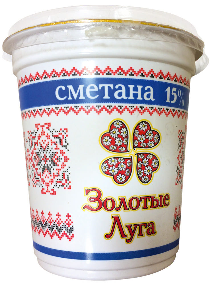 

Бзмж сметана золотые луга 15% 350г
