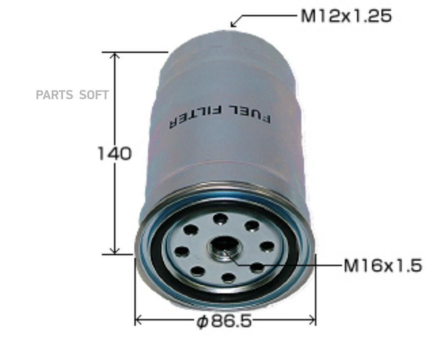 Фильтр Топливный Vic Fc017 /Wk 8019/1 / H100,Porter '09-,Grand Starex '07- (2,5l Diesel),I