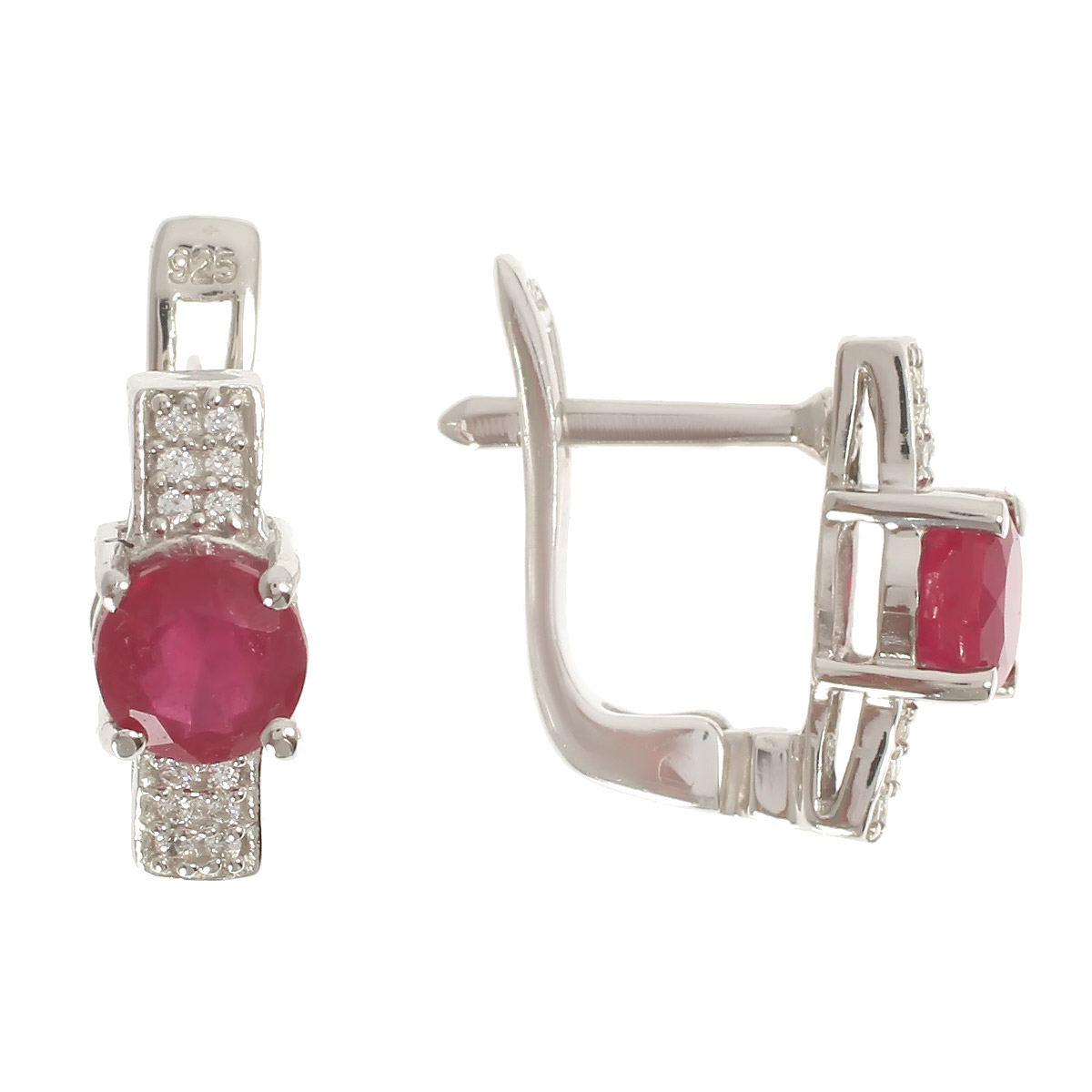 

Серьги из серебра с рубином Balex Jewellery 2410931363, 2410931363