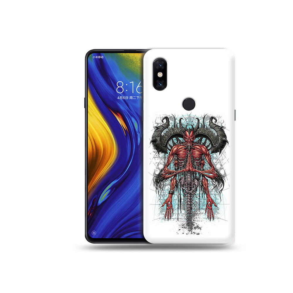

Чехол MyPads Tocco для Xiaomi Mi Mix 3 дьявол (PT119757.326.340), Прозрачный, Tocco