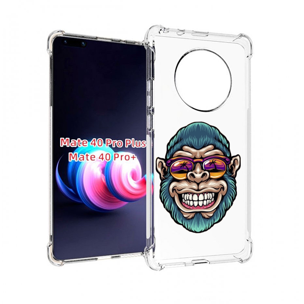 

Чехол MyPads обезьяна улыбается для Huawei Mate 40 Pro+ Plus, Прозрачный, Tocco