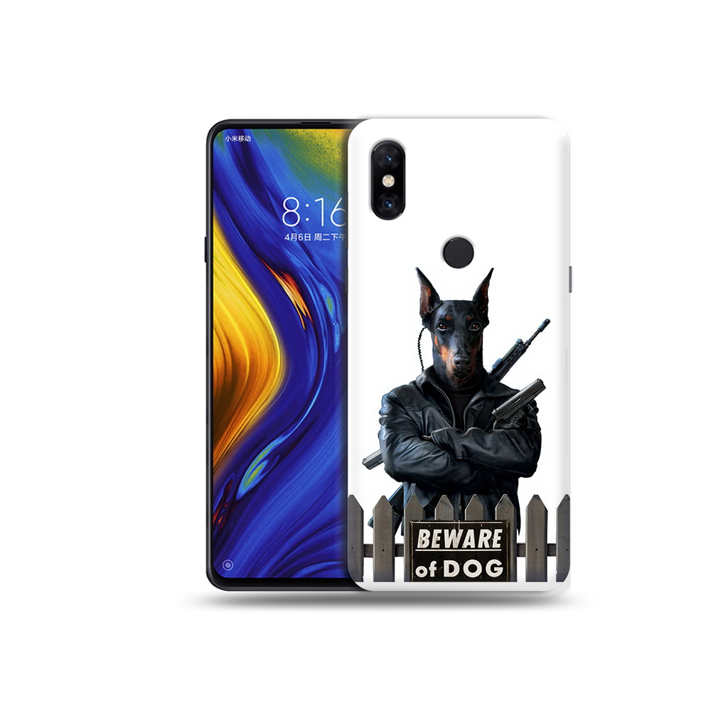 

Чехол MyPads Tocco для Xiaomi Mi Mix 3 доберман (PT119757.326.332), Прозрачный, Tocco