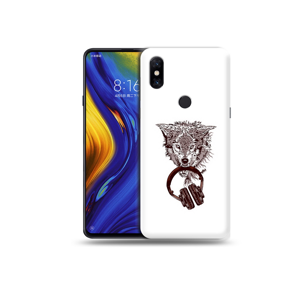 

Чехол MyPads Tocco для Xiaomi Mi Mix 3 дикий волк (PT119757.326.325), Прозрачный, Tocco