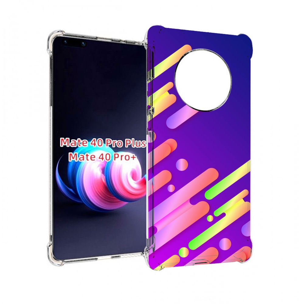 

Чехол MyPads неоновый-фон для Huawei Mate 40 Pro+ Plus, Прозрачный, Tocco
