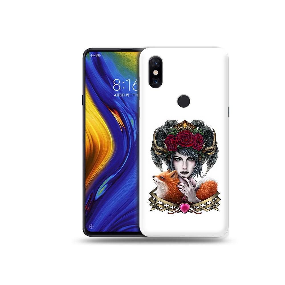 

Чехол MyPads Tocco для Xiaomi Mi Mix 3 девушка с лисой (PT119757.326.314), Прозрачный, Tocco