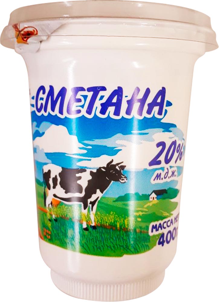 

Бзмж сметана 20% стакан 400г н.тавда