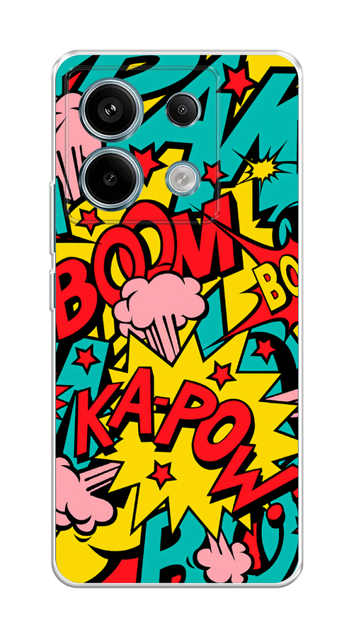 

Чехол Awog на Poco X6 "Постер pop art", Бирюзовый;желтый;красный, 321550-1