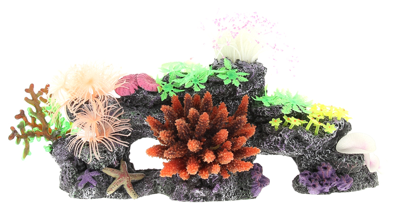 фото Композиция из кораллов vitality sh026j, пластик, силикон, 40х20х20-7 см