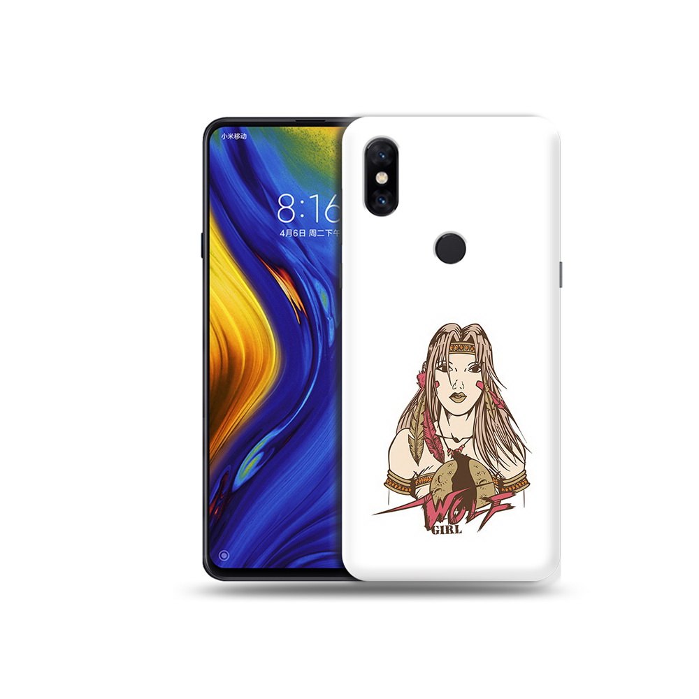 

Чехол MyPads Tocco для Xiaomi Mi Mix 3 девушка волк (PT119757.326.306), Прозрачный, Tocco