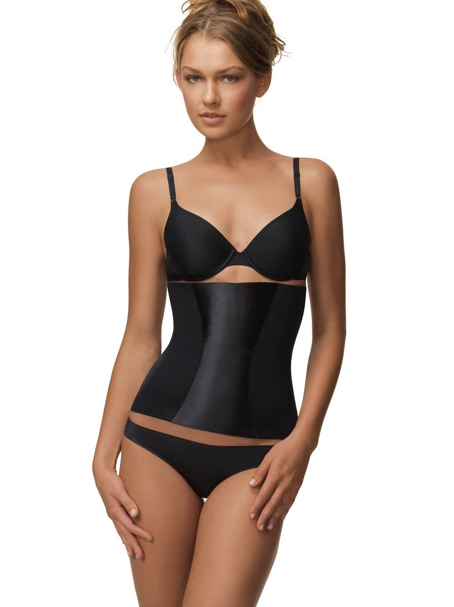 Корсетный пояс Maidenform шелковистый черный р-р M