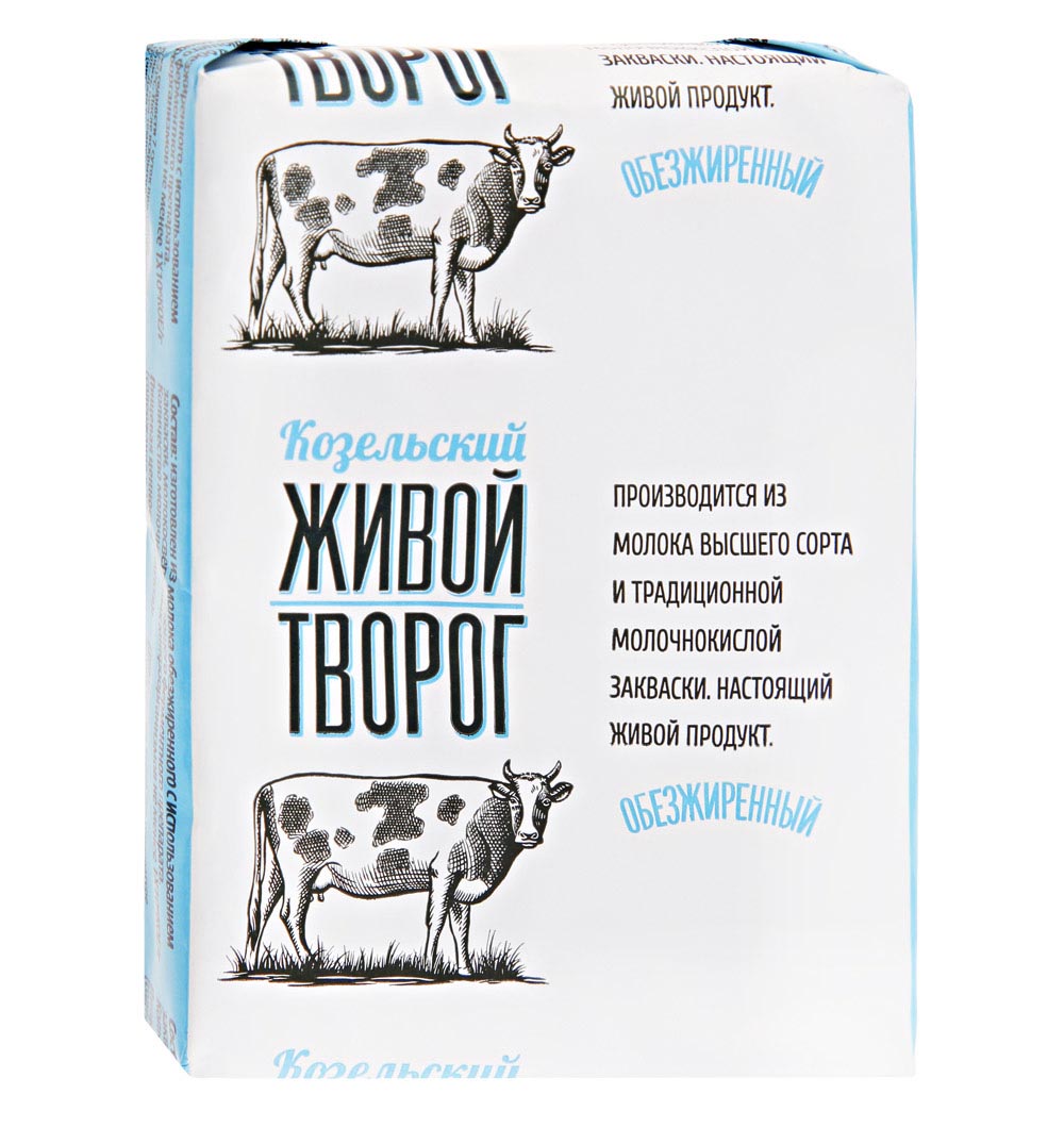 

Бзмж творог обезжиренный живой козельский 0% 200г