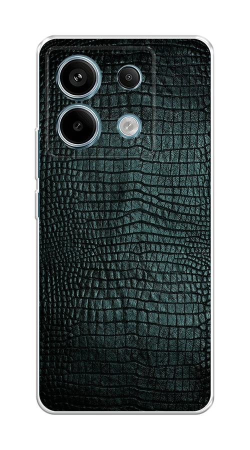 

Чехол Awog на Poco X6 "Черная змея", Черный;серый;голубой, 321550-1