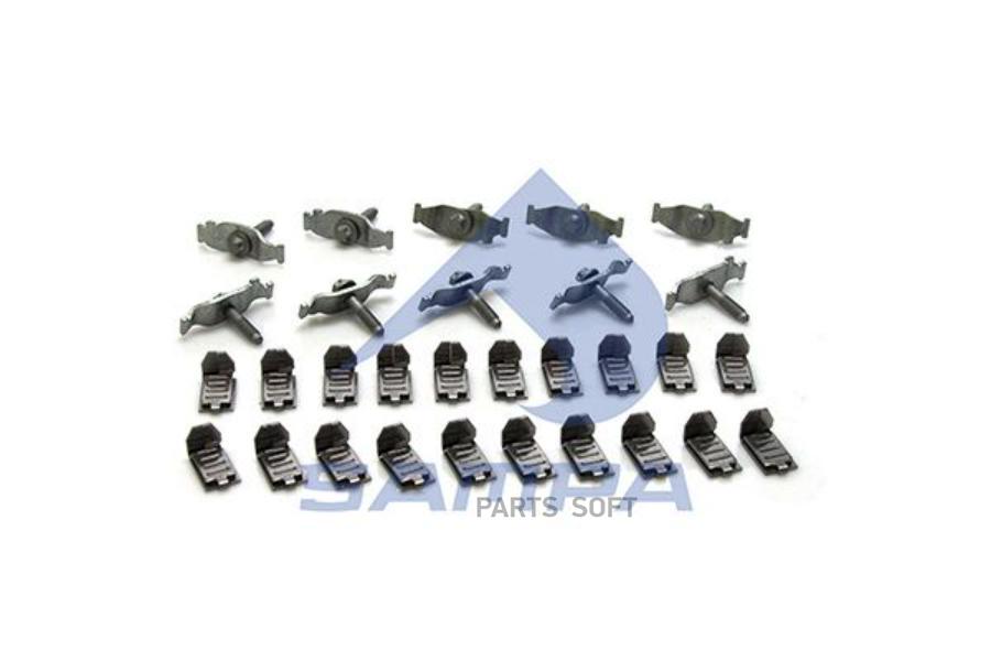 

К-кт монтажный на диск 20прижимов+10пластин с болтами\DAF CF65/CF75/CF85/XF95 1шт