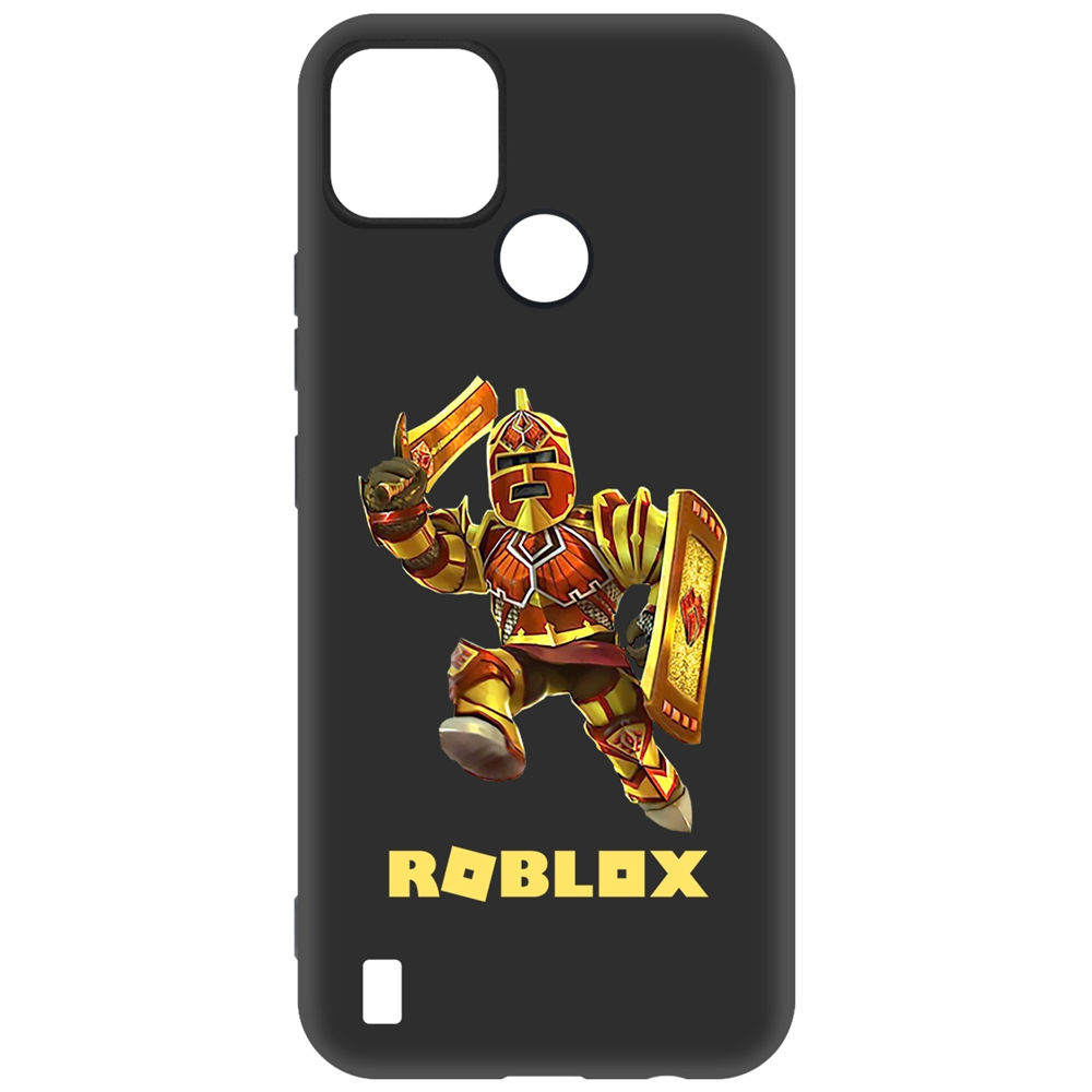 Чехол-накладка Krutoff Soft Case Roblox-Рэдклифф для Realme C21Y черный